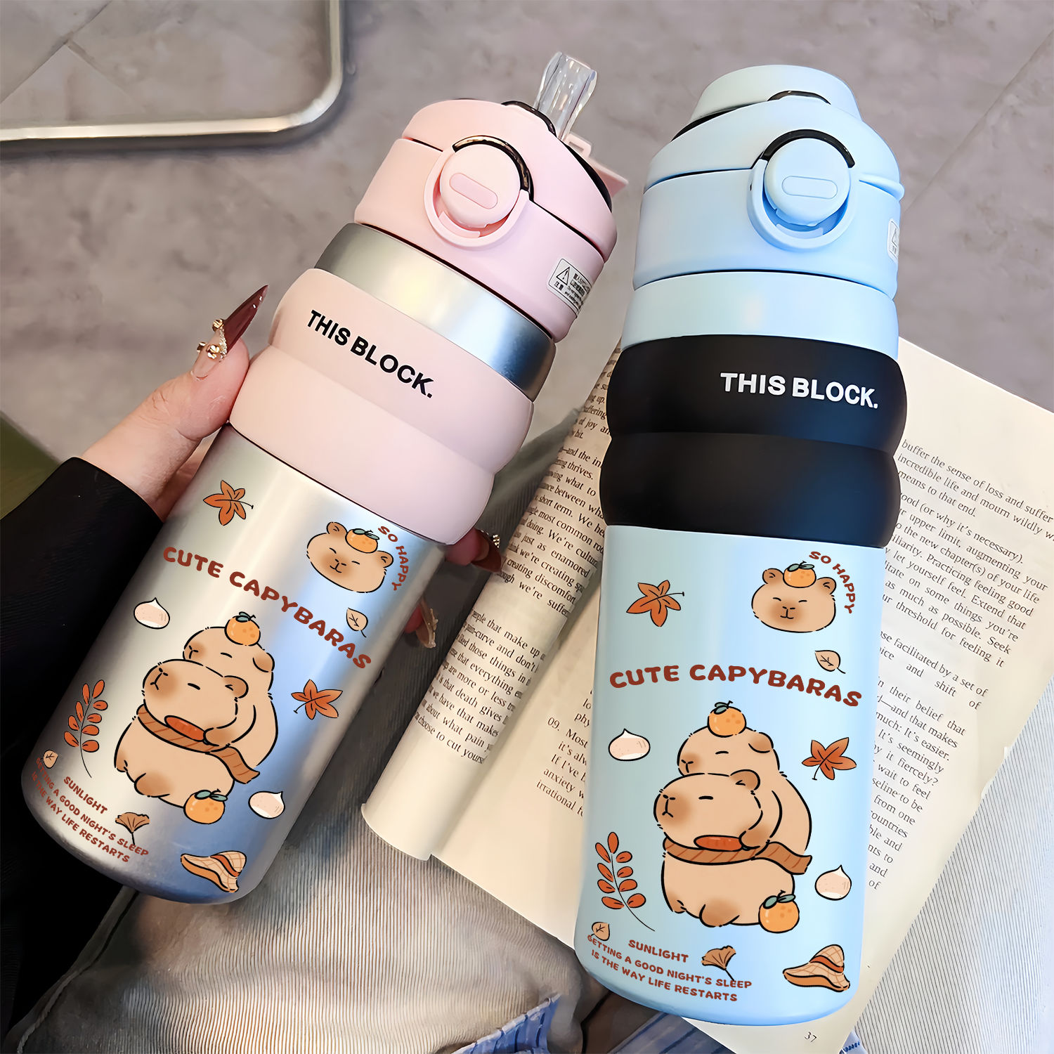 Capybara Cute Children's Insul - Vacuum Chamber Small 评论和价格