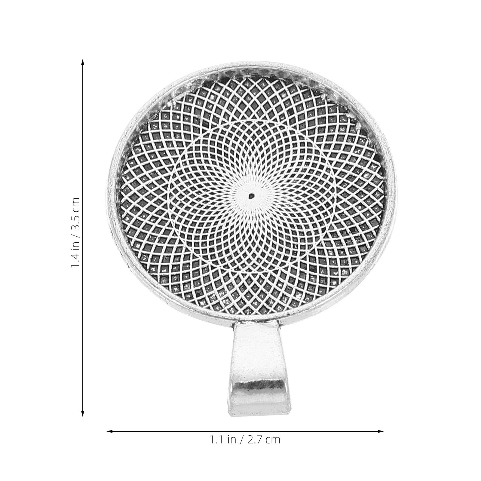 40Pcs Round Pendant Bezel Flat - Bezels Set Pendant 评论和价格