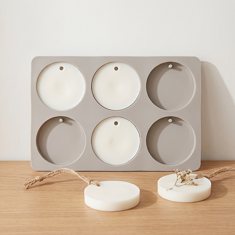 6-Cavity Round Tag Silicone Mo - Resin Craft Ideas 评论和价格