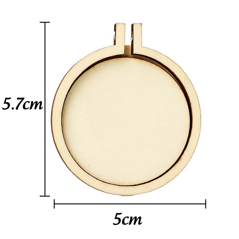 1/3/5pcs Wood Embroidery Hoop  - Wood Ring Blank 评论和价格