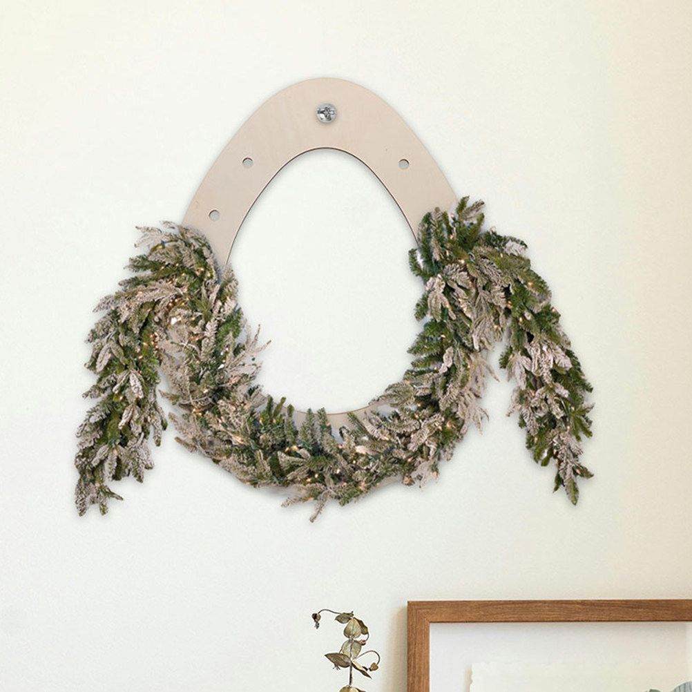 DIY Easter Wreath Frame Egg Sh - Wood Ring Blank 评论和价格