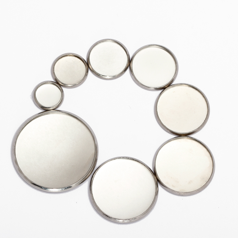 20pcs Stainless Steel Round Se - Bezels Set Pendant 评论和价格