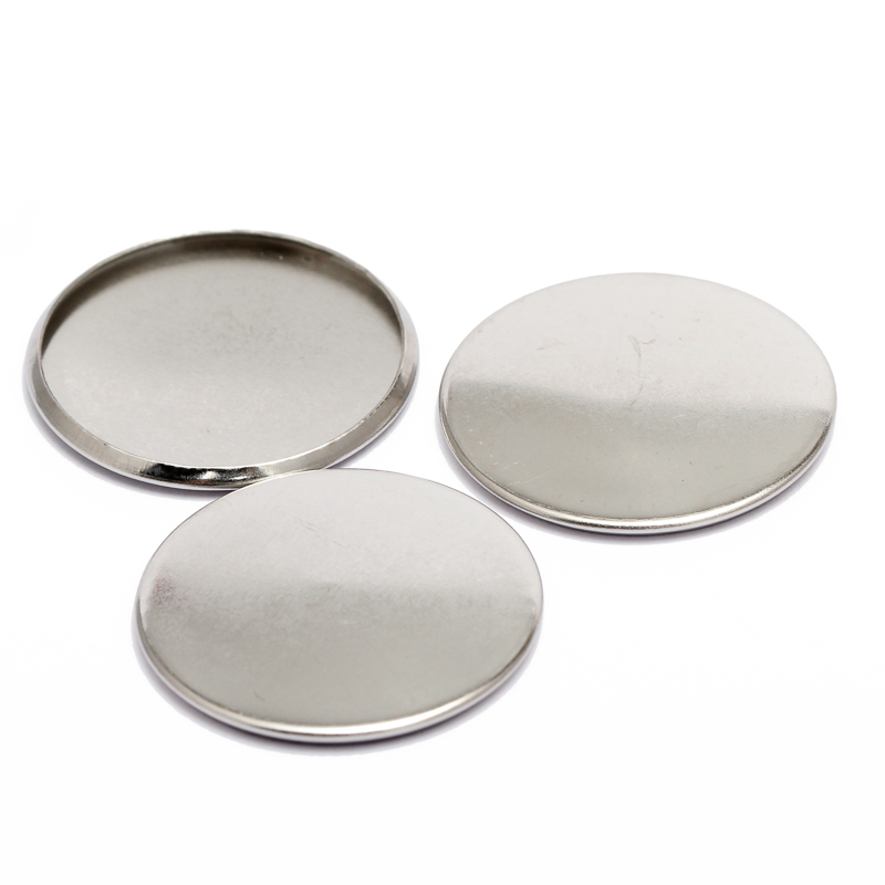 20pcs Stainless Steel Round Se - Bezels Set Pendant 评论和价格