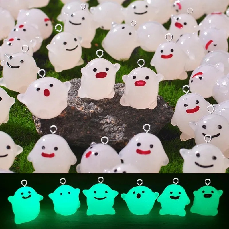 10Pcs Lovely Glow In The Dark  - Resin Crafts Diy 评论和价格