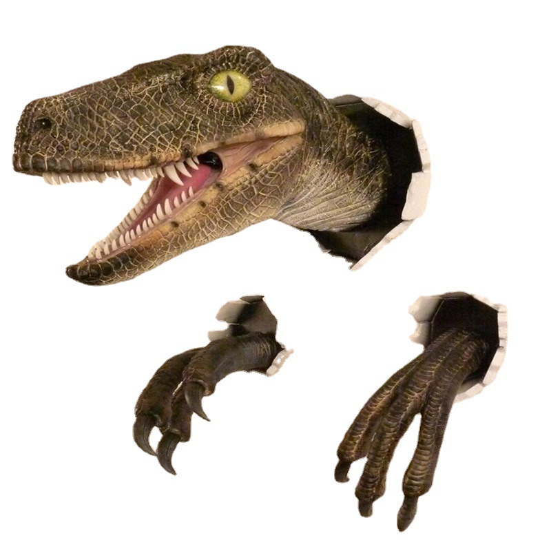 Dinosaur Ornaments Broken Wall - Resin Craft Ideas 评论和价格