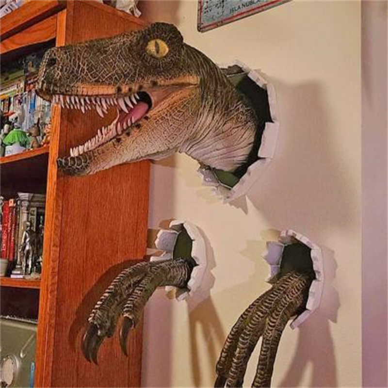 Dinosaur Ornaments Broken Wall - Resin Craft Ideas 评论和价格