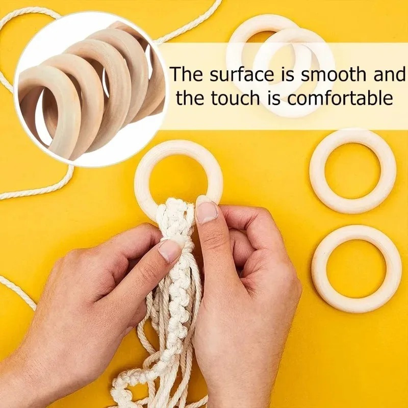 Unfinished Wood Rings Smooth N - Wood Ring Blank 评论和价格