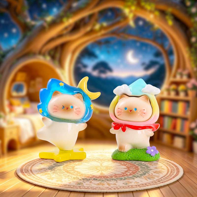 Cute Cat Weather Roaming littl - Resin Craft Ideas 评论和价格